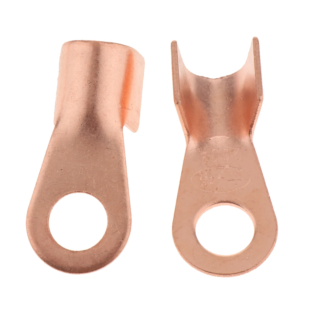 Медный открытый Конец Терминал медные Боллард Разъемы-10 2 мм отверстие-42