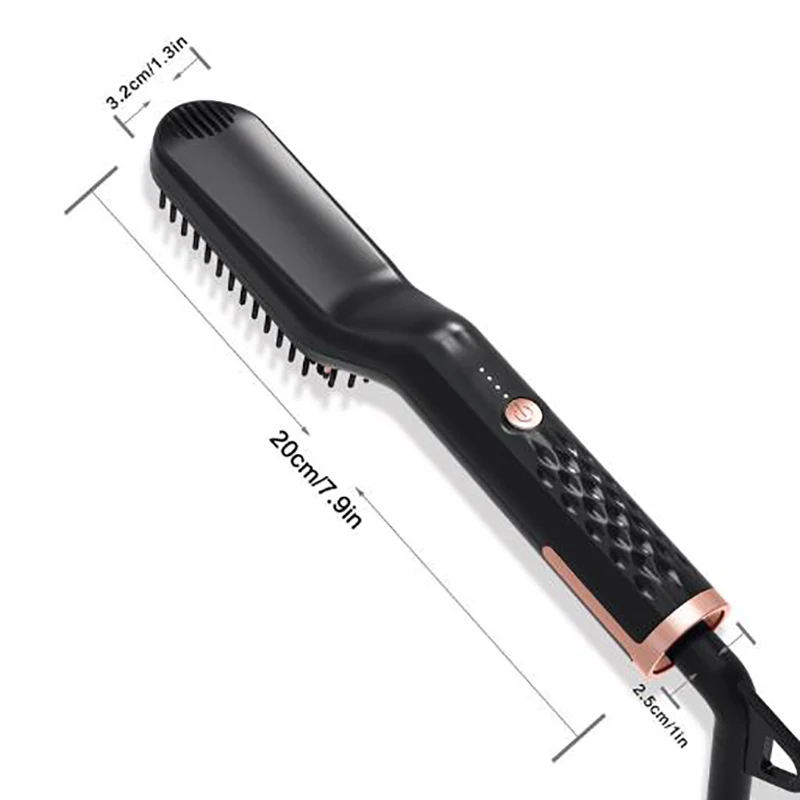

Multifunctional Hair Straightener Men's Brush Beard Comb Curling Electric Combs