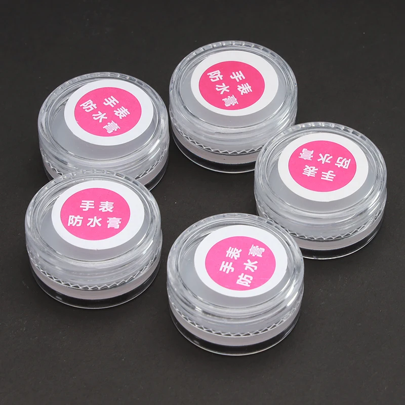 5pc Silicone Grease Waterproof Watch Cream Upkeep Repair Restorer Tool For Watch Lubrication Household Practical Watch Tool