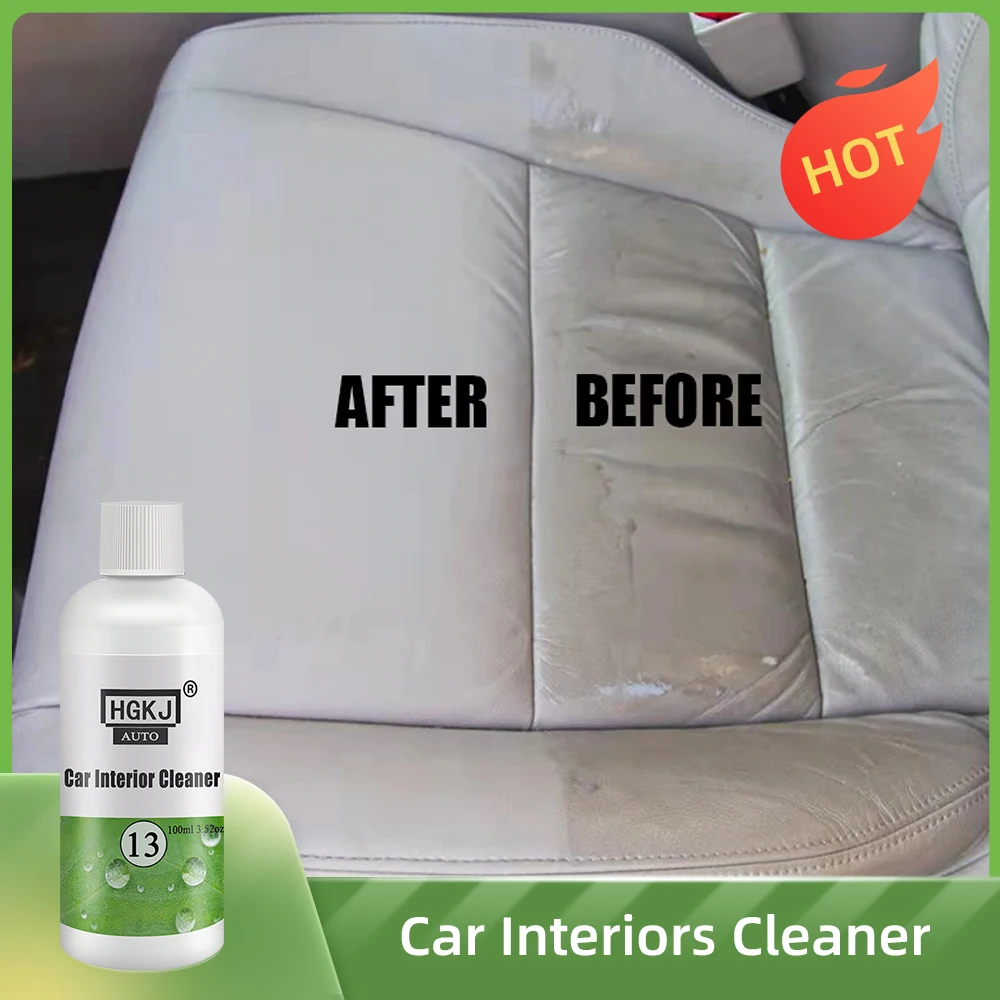 

HGKJ 13 1:8 Dilute with Water=180ML Car Seat Interiors Cleaner Window Glass Liquid Leather Plastic Renovator Wax Automotive