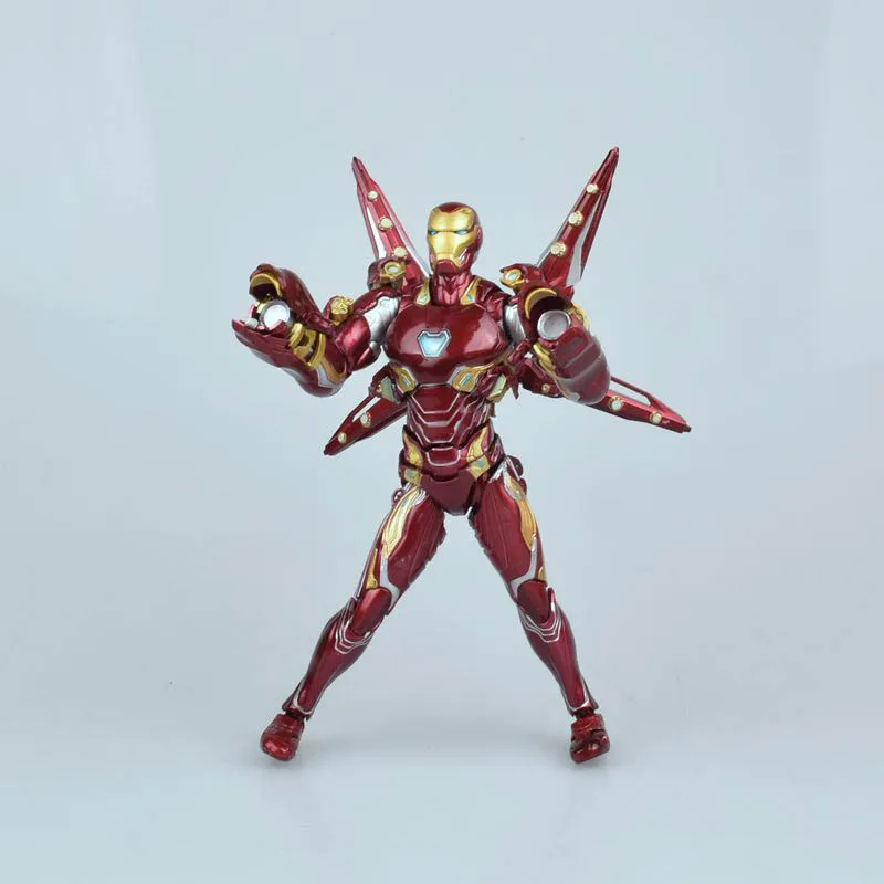 Чудный Фильм Мстители 4 эндигра SHF Железный человек MK50 нано набор оружия 2 фигурка Коллекционная модель игрушки куклы подарок