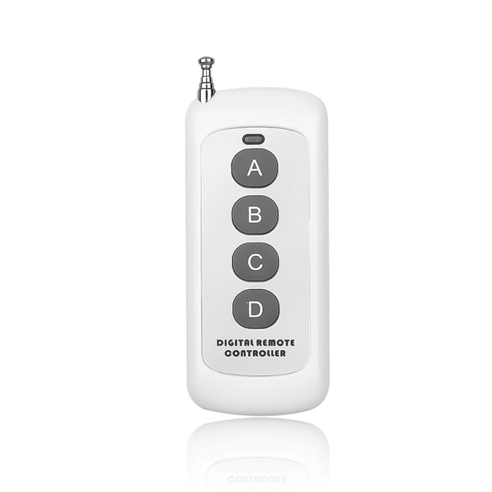 433Mhz DC12V 4 CH Беспроводная обучающая Кнопка RF реле дистанционного