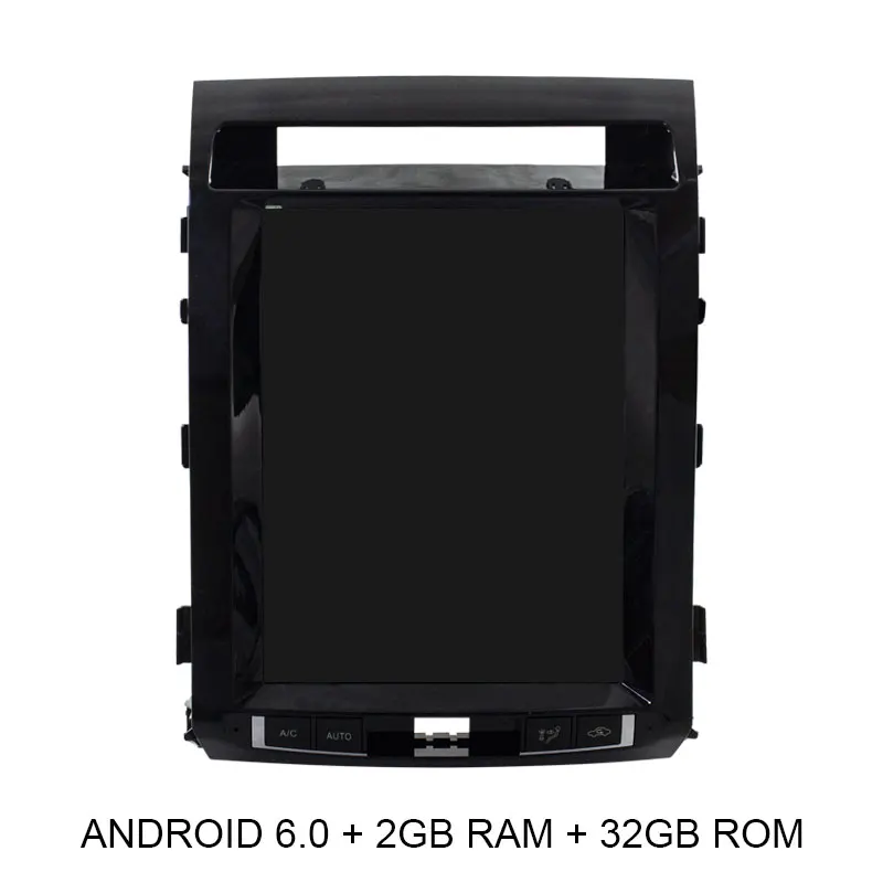 2GRAM 32GROM Besina 12,1 дюймов Android 6,0 Автомагнитола для Toyota LandCruiser 08-15 мультимедийный плеер gps навигация 2G+ 32G стерео Авто Аудио - Цвет: 2GRAM 32GROM
