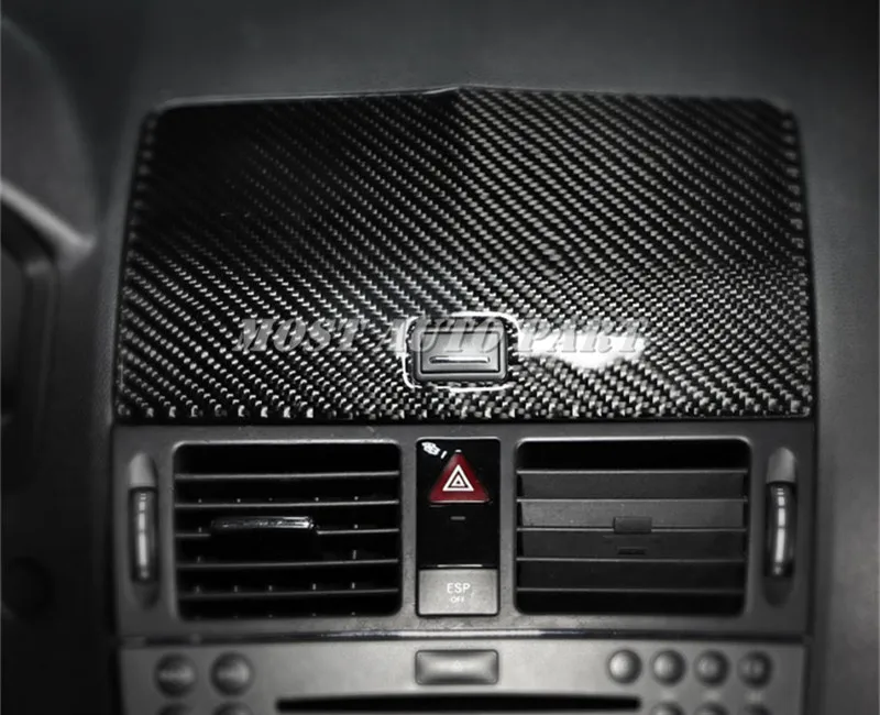 Отделка из углеродного волокна для консоли GPS-навигатора Benz C класса W204 S204 2007-2010