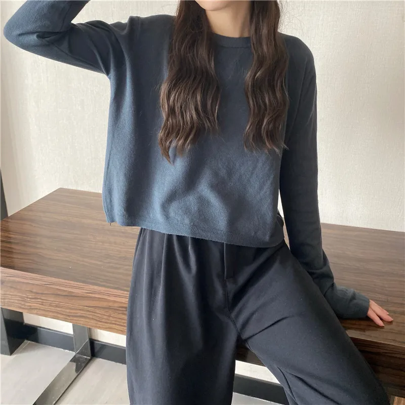

Sweater Woman new autumn and winter long sleeves with a slim bottom blouse half turtleneck sweater XBQ61-XBQ67