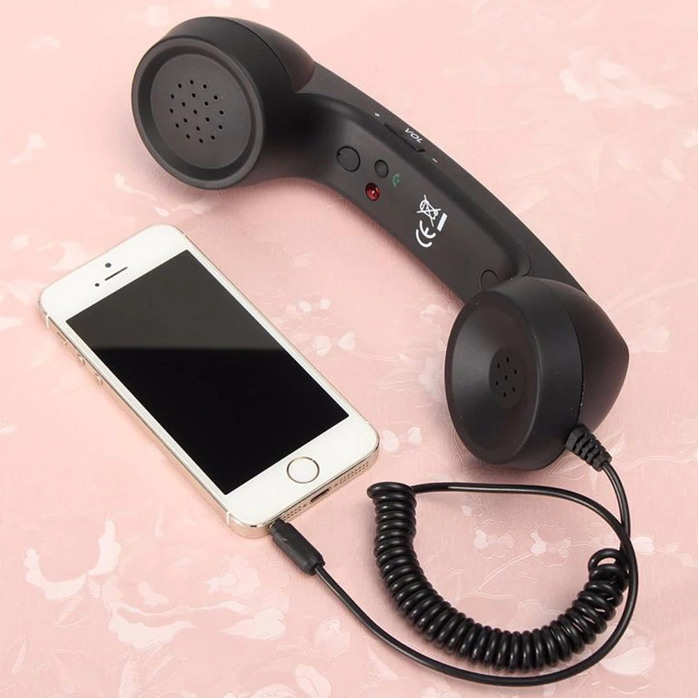 Классический ретро микрофон с разъемом 3 5 мм телефонный мини динамик приемник