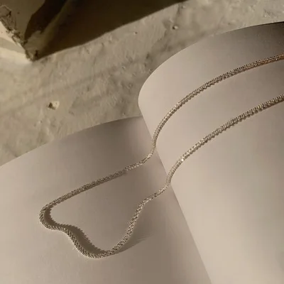 

Flash Sand Chain Necklace Women's White Silver Sparkling Baby Clavicle Chain Collar Alloy Fashionable Luxury 2021 New Party Gift