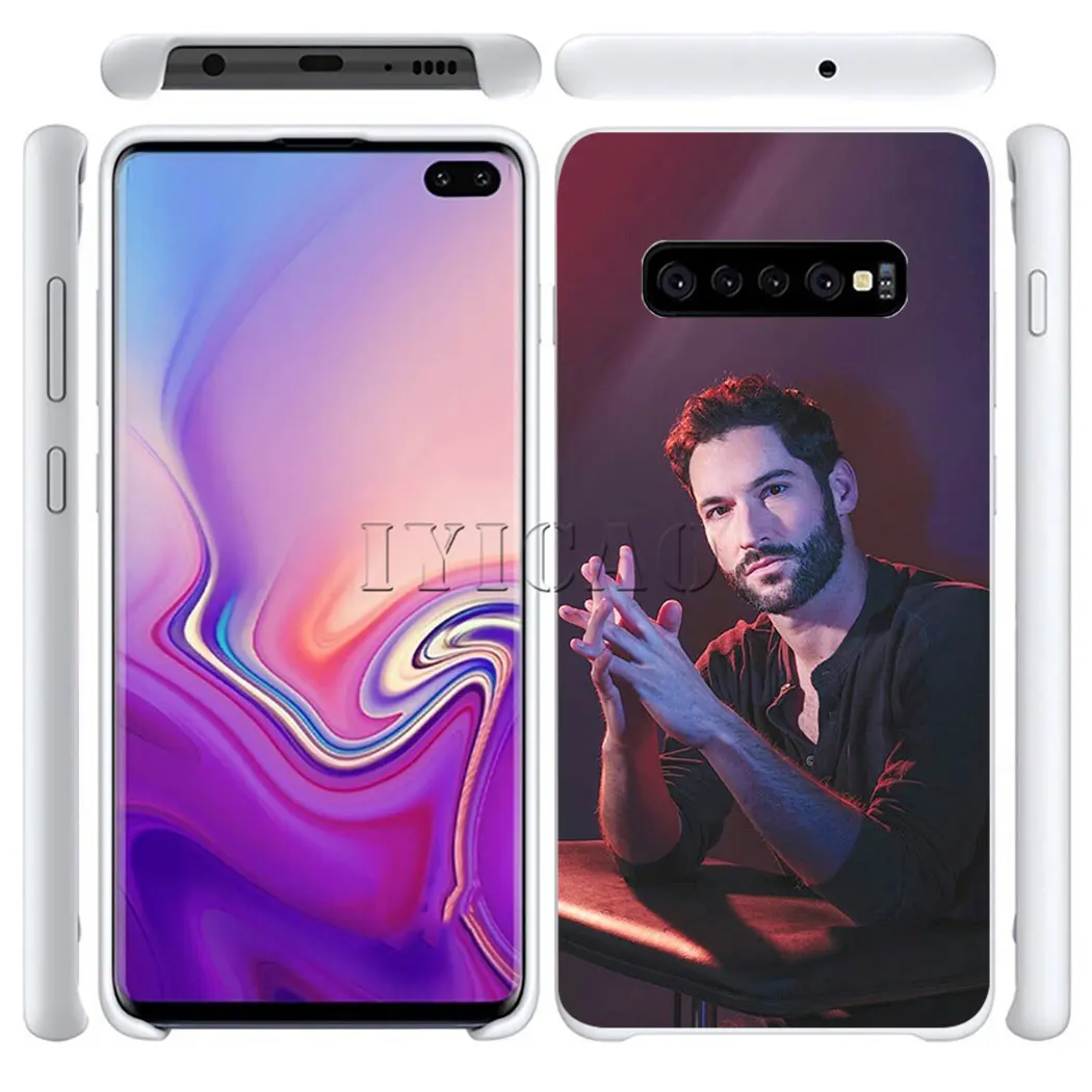 Жесткий чехол с американским ТВ Люцифером для samsung Galaxy S10e S10 S9 S8 Plus S6 S7 Edge Note 9 8 10 |
