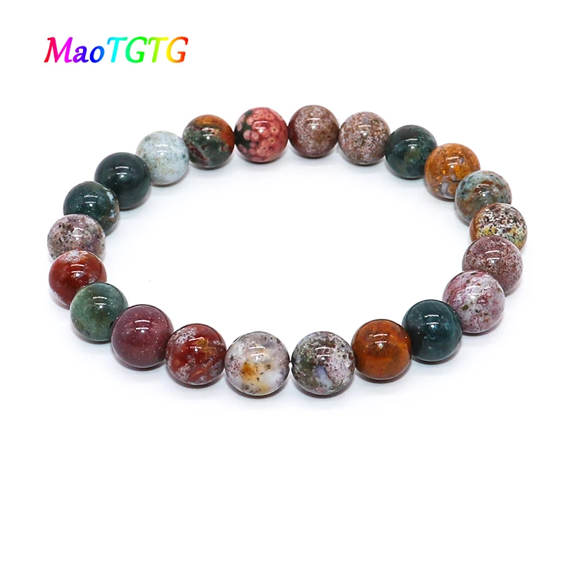 2019 модный браслет мужской с круглыми бусинами Стильные Простые бусины из