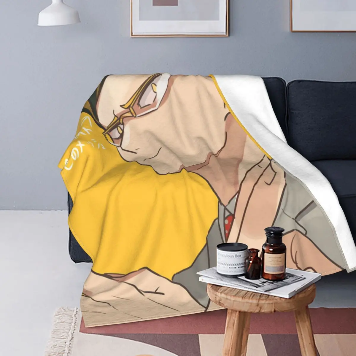 

Одеяло Sir Nighteye Boku No My Hero Академия s бархатное аниме японское дышащее мягкое покрывало для кровати уличный коврик