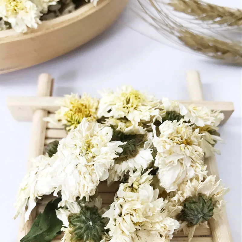 

China High Quality Huangshan Gong Chrysanthemum White Chrysanthemum Flower Beauty Dried Flower