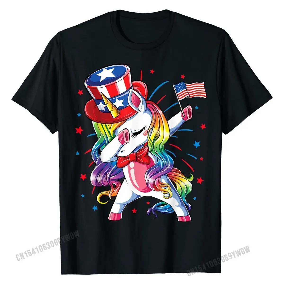 

Dabbing Unicorn 4th of July Shirts Girls Kids Women American T-Shirt Cotton Men T Shirts Comics Tops & Tees Family Simple Style