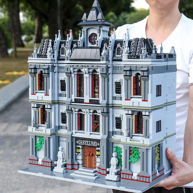 Аркхэм модель убежища Doctor странное санкторное строительные блоки город улица