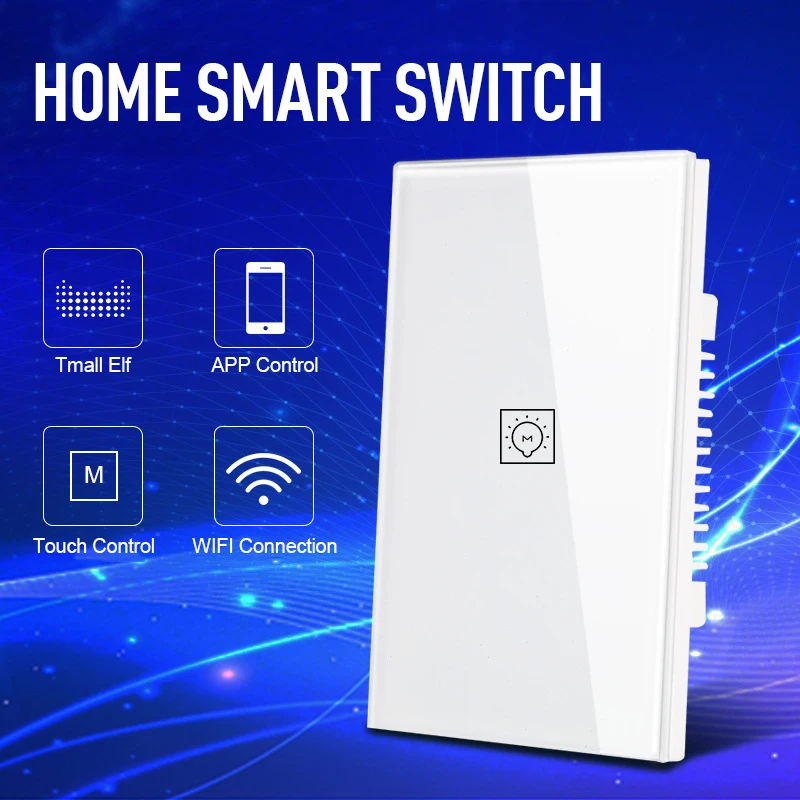

American Standard Zero Fire Graffiti Smart Switch Touch Voice Remote Control WiFi Smart Switch