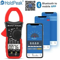 holdpeak hp 570c app digital clamp meter dc current 4000 counts acdc volt 1000a handheld tester
