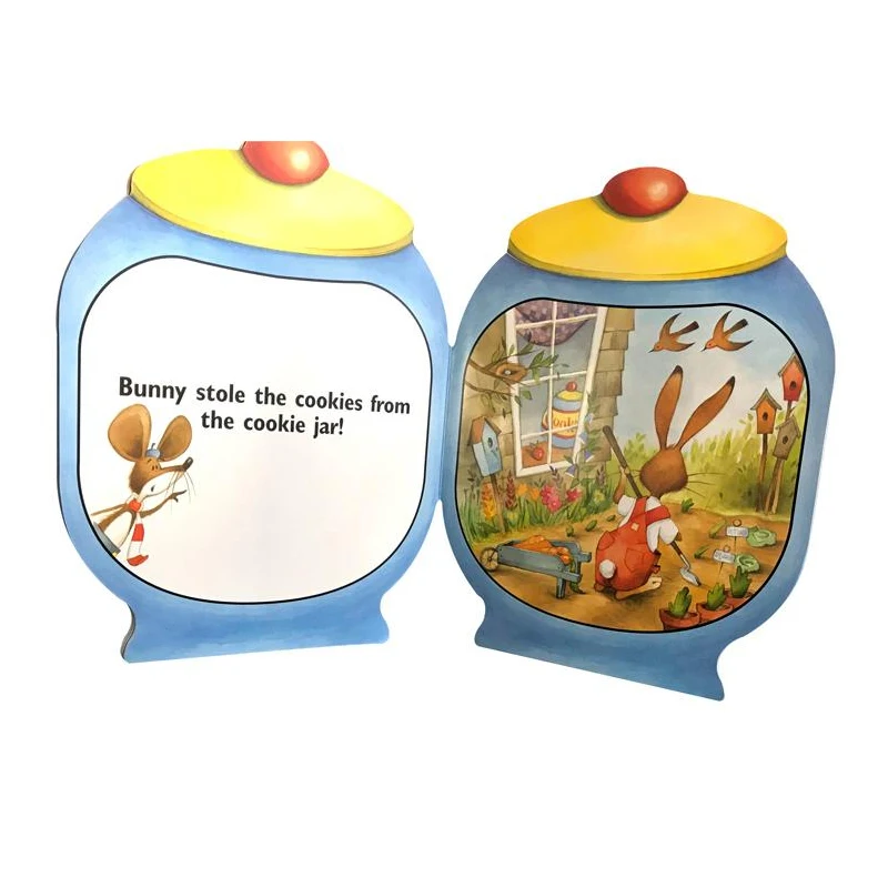 

Original Children Popular Books Who Stole the Cookies from the Cookie Jar Board book Colouring English Story Book for Kids
