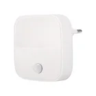 Ночник с европейской вилкой, умный светодиодный ночник с датчиком движения, настенный светильник с вилкой, лампа для туалета, прикроватный светильник для коридора, дорожек, A8