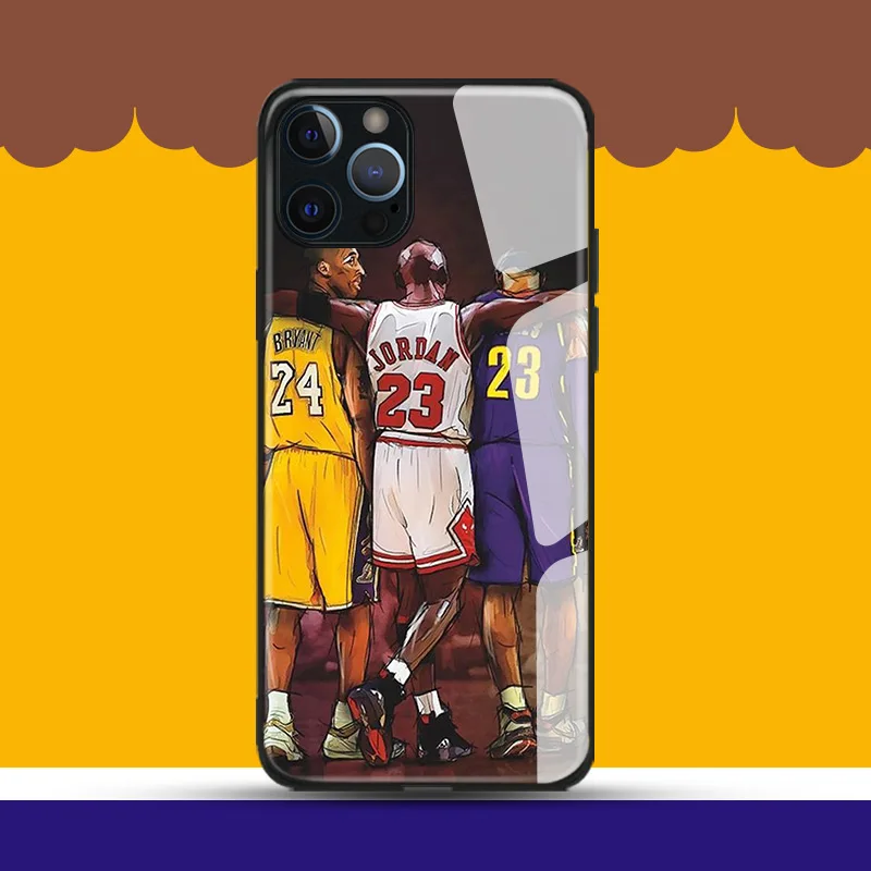 Баскетбольный чехол Kobe Bryant для iPhone 2020 SE 6 6s 7 8 plus x xr xs 11 Pro max чехлы из закаленного
