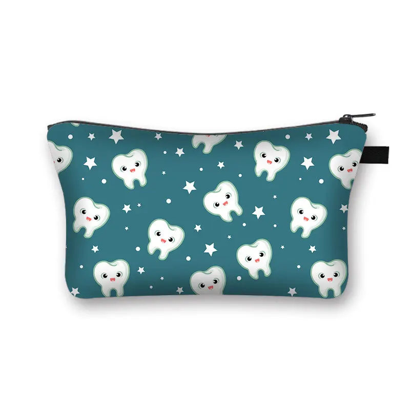 

Hot Sale Nurse ECG Printing Women Cosmetic Bags Lovely Casual Travel Portable Storage Handbags Makeup Bag Toiletry Bags
