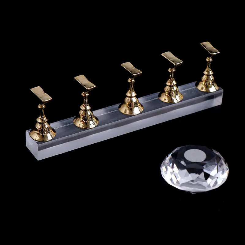 Магнитные накладные ногти Типсы для тренировок демонстрационный стенд