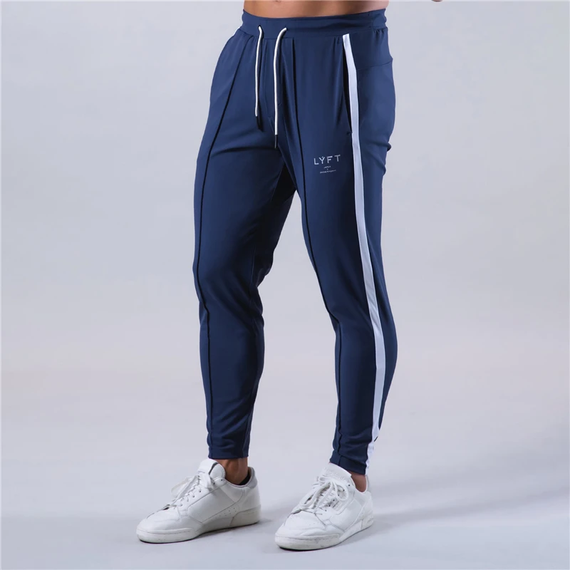 

Side Striped Running Sweatpants Men Joggers Pants Cotton Track Pants Gym Fitness Training Trousers New Male Bodybuilding Buttoms