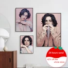 Тимоте Chalamet звезда Call Me на Ваше имя фильм, рисунок на холсте настенные художественные плакаты и принты на холсте Декор эстетический