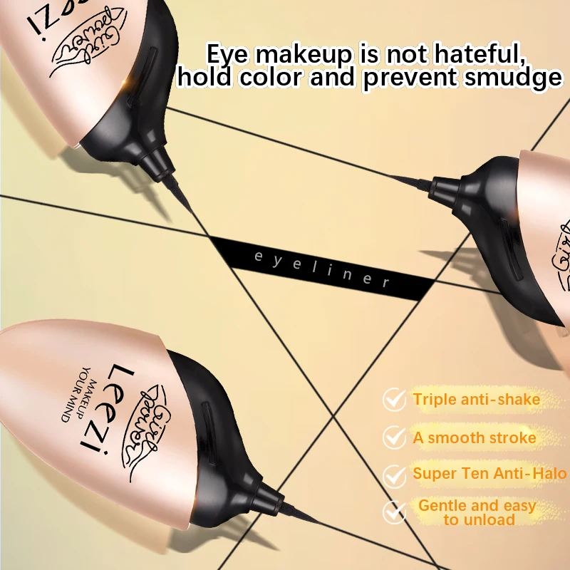 Новинка черная долговечная Водостойкая Подводка для глаз жидкая быстросохнущая