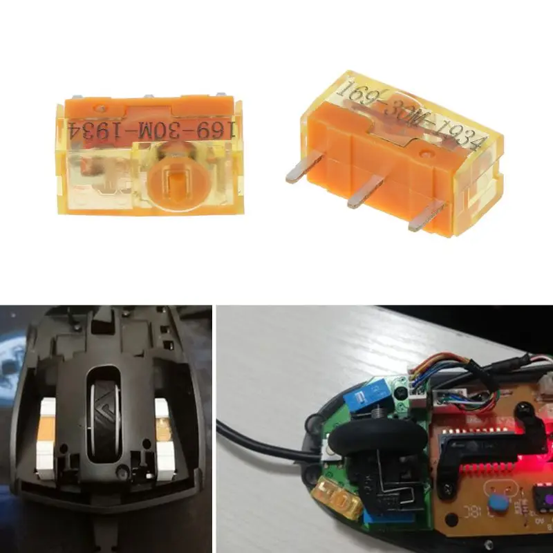 2 шт. TTC Пылезащитная Золотая мышь микро переключатель Микро Кнопка Золотой