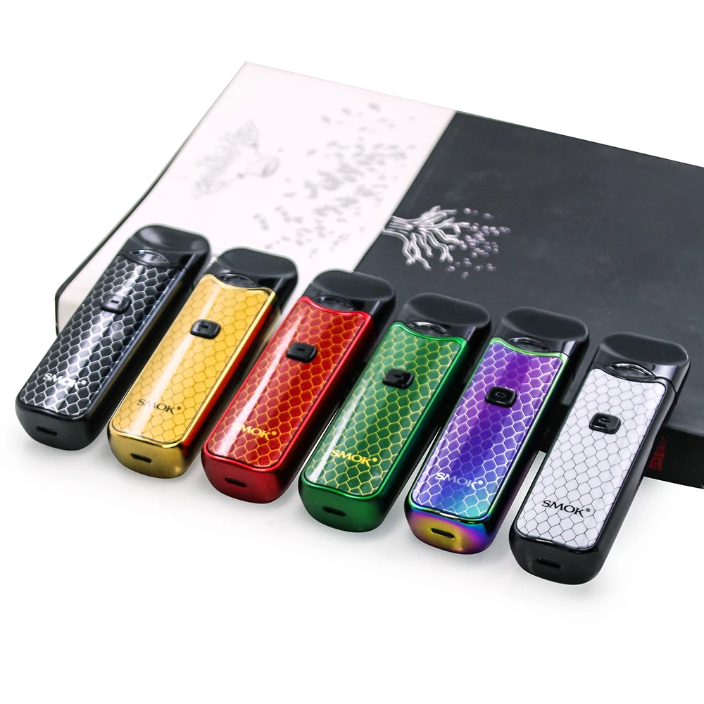 Smok Nord Pod Kit 1100 мАч Номинальная емкость 3 мл электронная сигарета картридж Vape kit nord pod