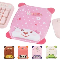 cartoon 3d mouse pad with wrist rest cute anime pink mouse pad pc gamer computer desk mat silicon non slip cat panda bear owl