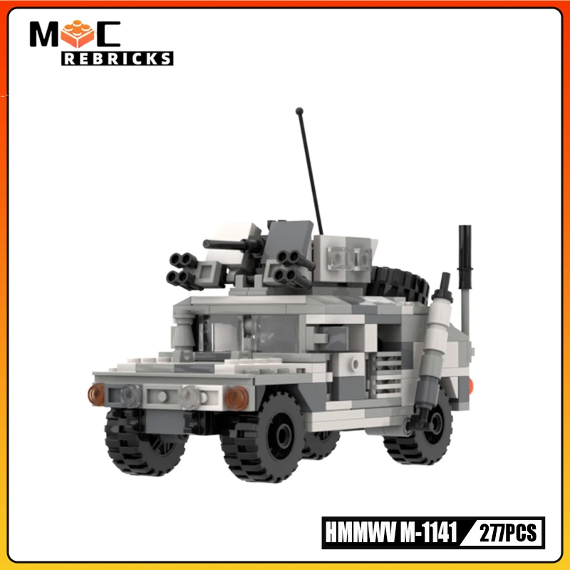 

MOC Building Block WW2 Military Armored Vehicle Army Special forces Vehicle Model Manned Figures Bricks Toys Children's Gifts