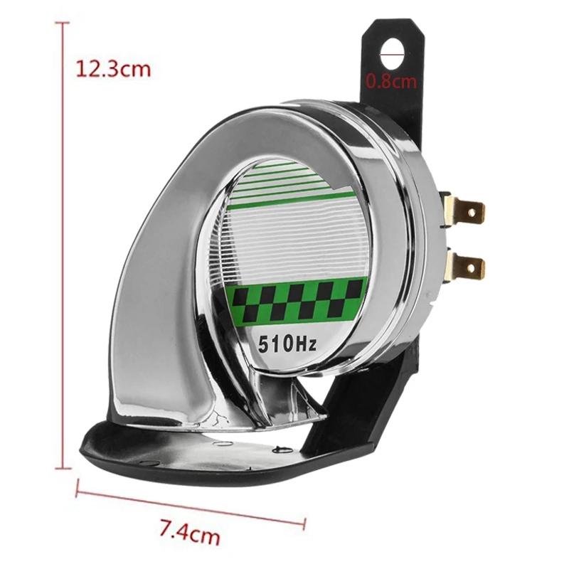 Универсальный 12 В DC 130 дБ Улитка водонепроницаемый рог электрический автомобиль