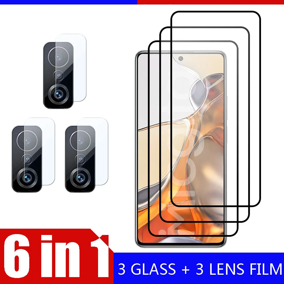 

Tempered Glass For Xiaomi Mi 11T Pro Mi 10T Pro Mi 11X Pro 5G Screen Protector Camera Lens Film For Xiaomi Mi 11 Lite Glass