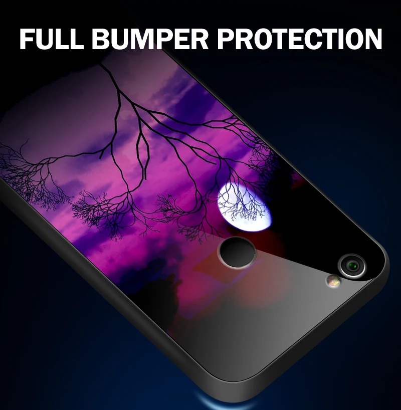Для Xiaomi 6X5X8 9 SE A1 A2 Lite роскошный чехол из закаленного стекла для Redmi Note 5A 4X6 7 Pro Prime Fashion защитный чехол