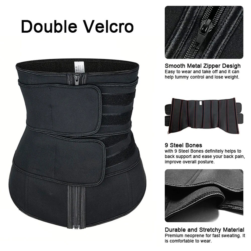 

Women Waist Cinchers Shapewear Neoprene Body Shaper Waist Trainer Corset Slim Sweat Fat Burning Belt Weight Loss Tummy Control