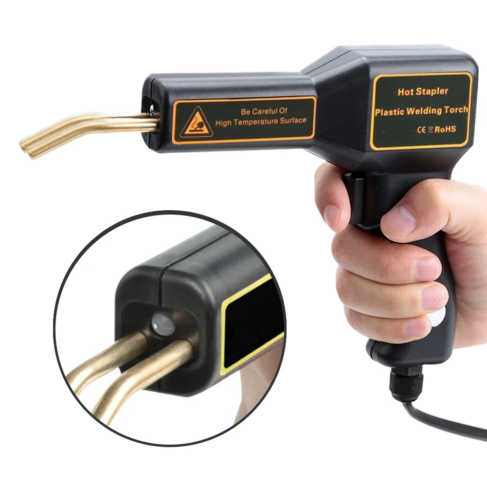 

Plastic Welder Kit Handheld Repair Tool Car Bumper Hot Stapler US EU Portable, It can Repair Most of the Plastics on the Market