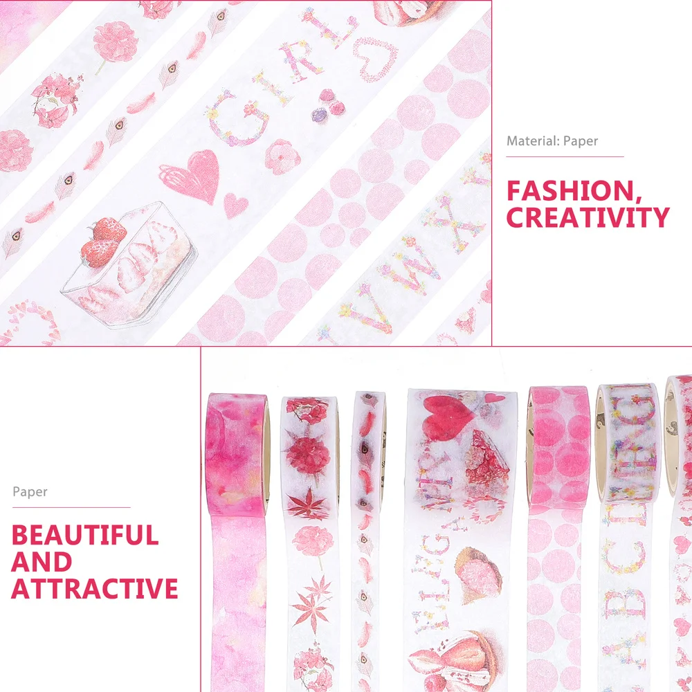 

2 Boxes/20rolls Lovely Washi Tape Decorative Pattern Tape Adhesive Tape for DIY