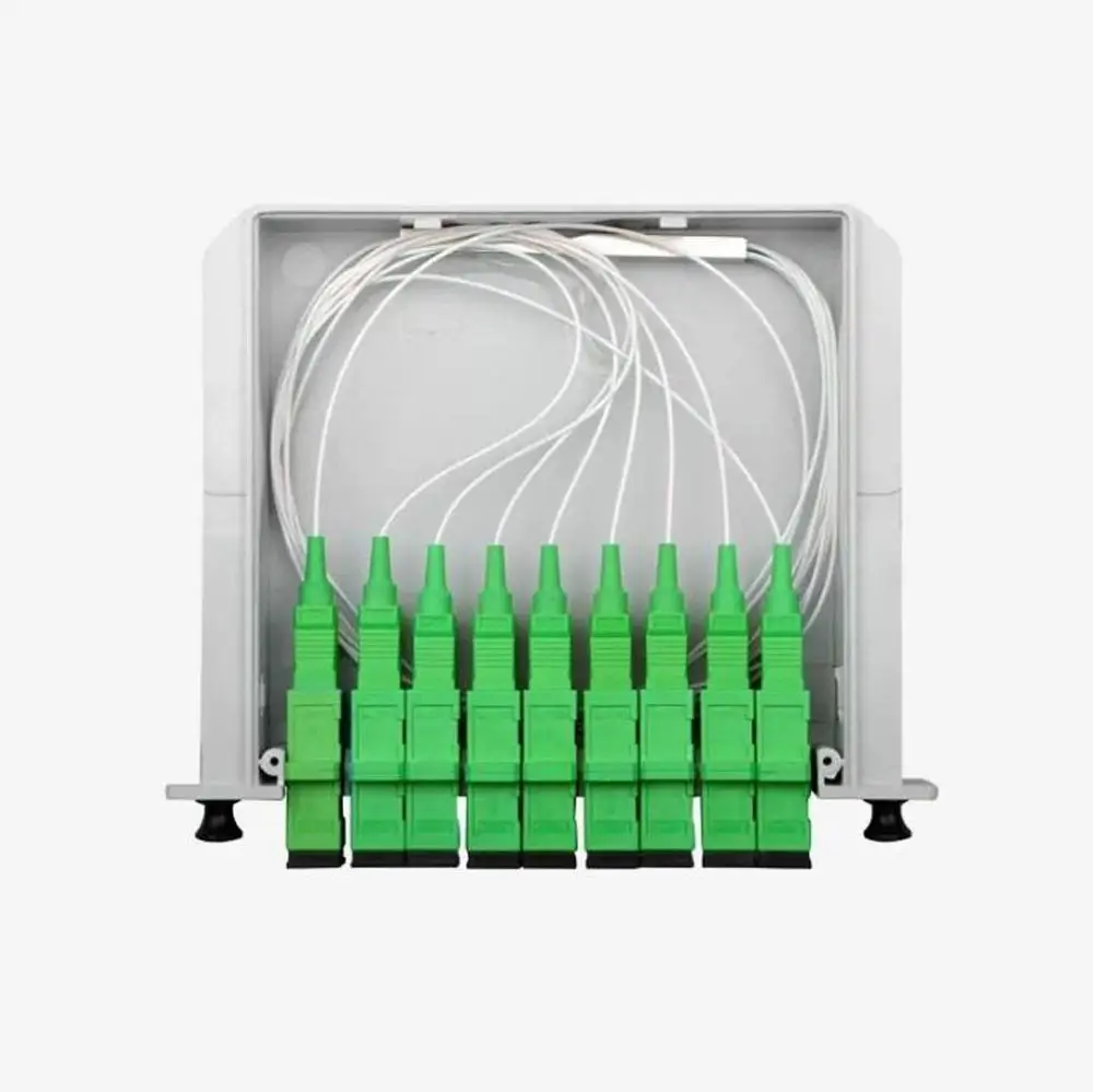 1x8 СПЛИТТЕР LGX коробка кассета карточная вставка SC/APC PLC сплиттер модуль