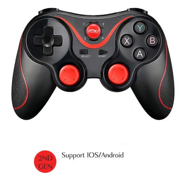2nd-black Данных лягушка беспроводной Android геймпад игровой контроллер для ПК для PS3 Bluetooth игровой джойстик для Android телефона для iphone телефона - Цвет: 2nd-black