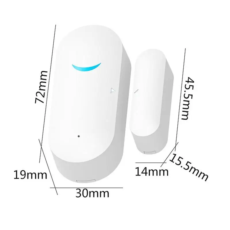 

Home Smart Wifi Deur Sensor Deur Open/Gesloten Detectoren Magnetische Raam Security Alarm Werken for Alexa & Google Home