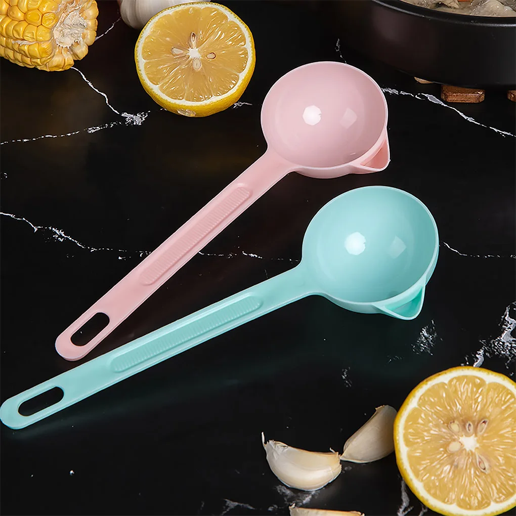 Лидер продаж 2 в 1 ложка для супа с длинной ручкой столовая посуда из