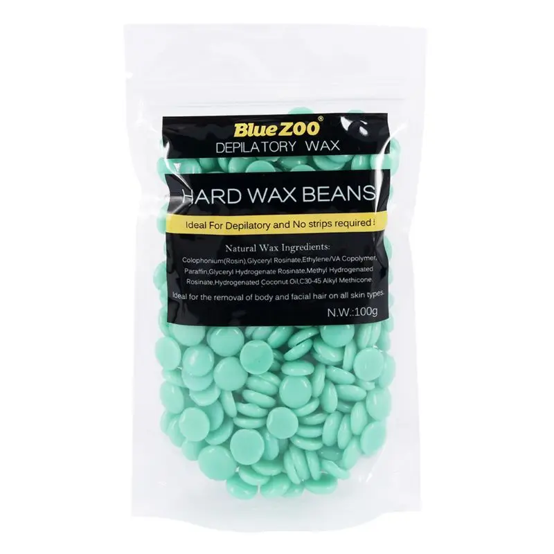

100g Unisex Painless Depilatory Scent Hard Wax Beans Hot Film Beads Waxing Pellets No Strip Face Bikini Body Hair Removal Tools