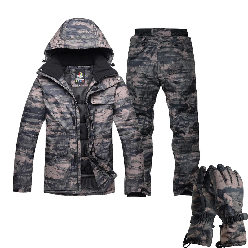 Размера плюс мужской зимний костюм зимние костюмы специальная одежда для