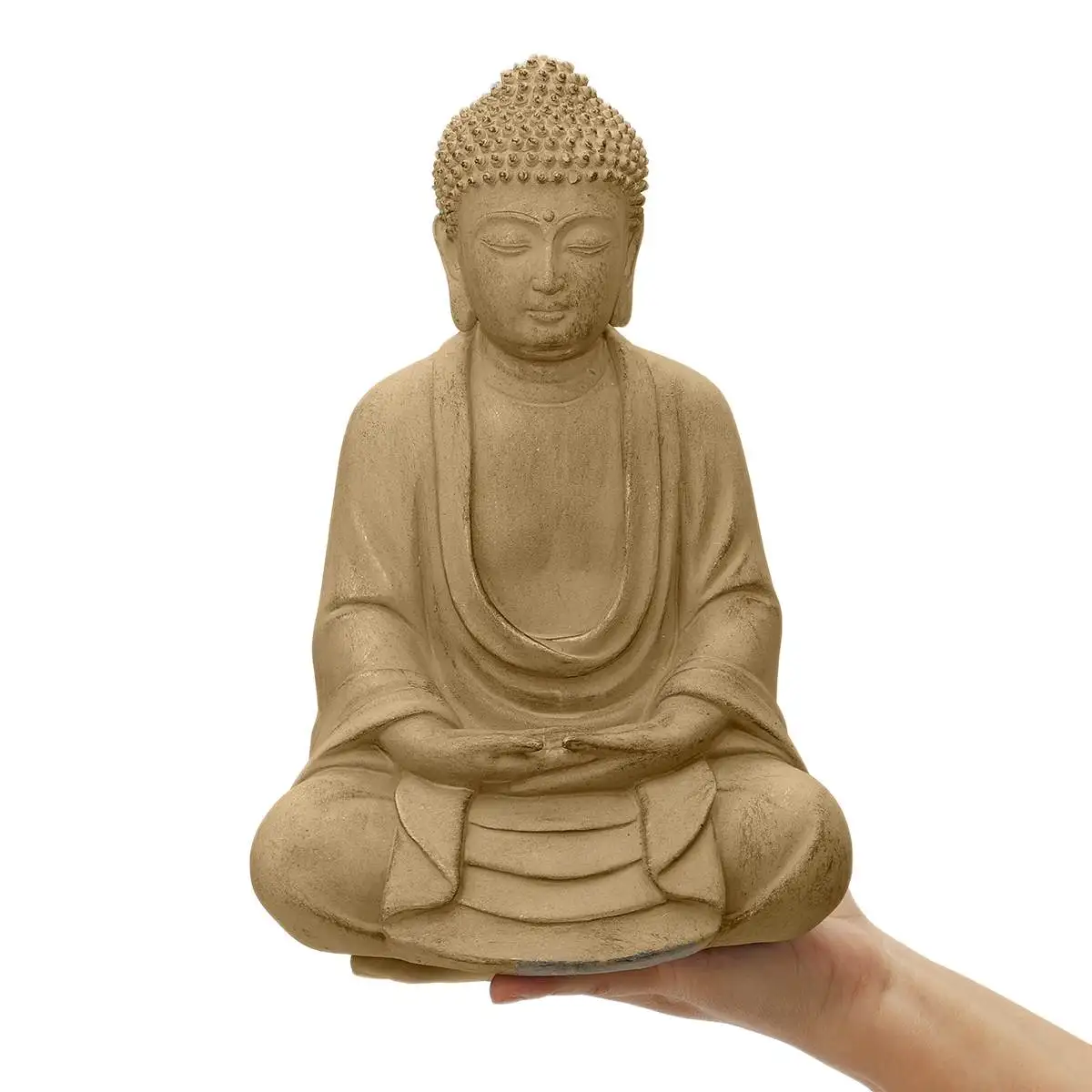 Винтажная статуэтка Будды из искусственной смолы | Дом и сад