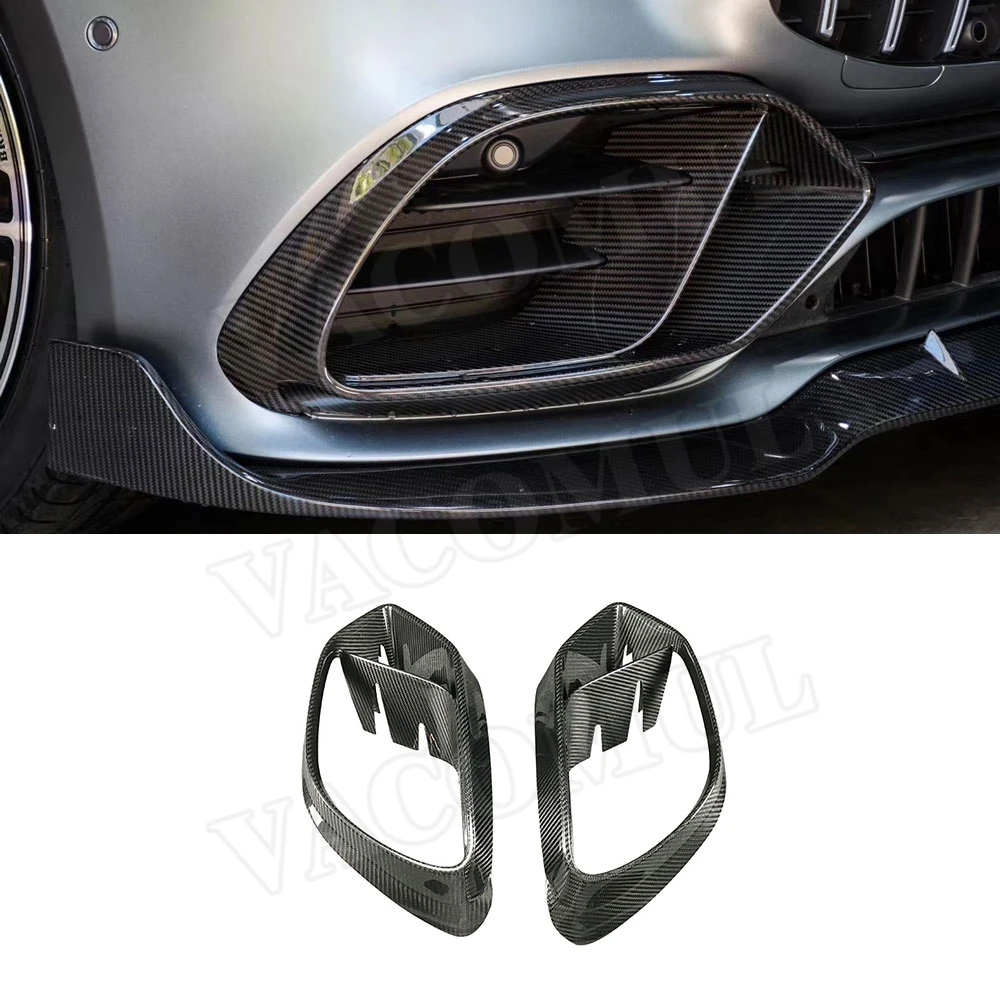 Сухой углеродного волокна переднего бампера противотуманная фара