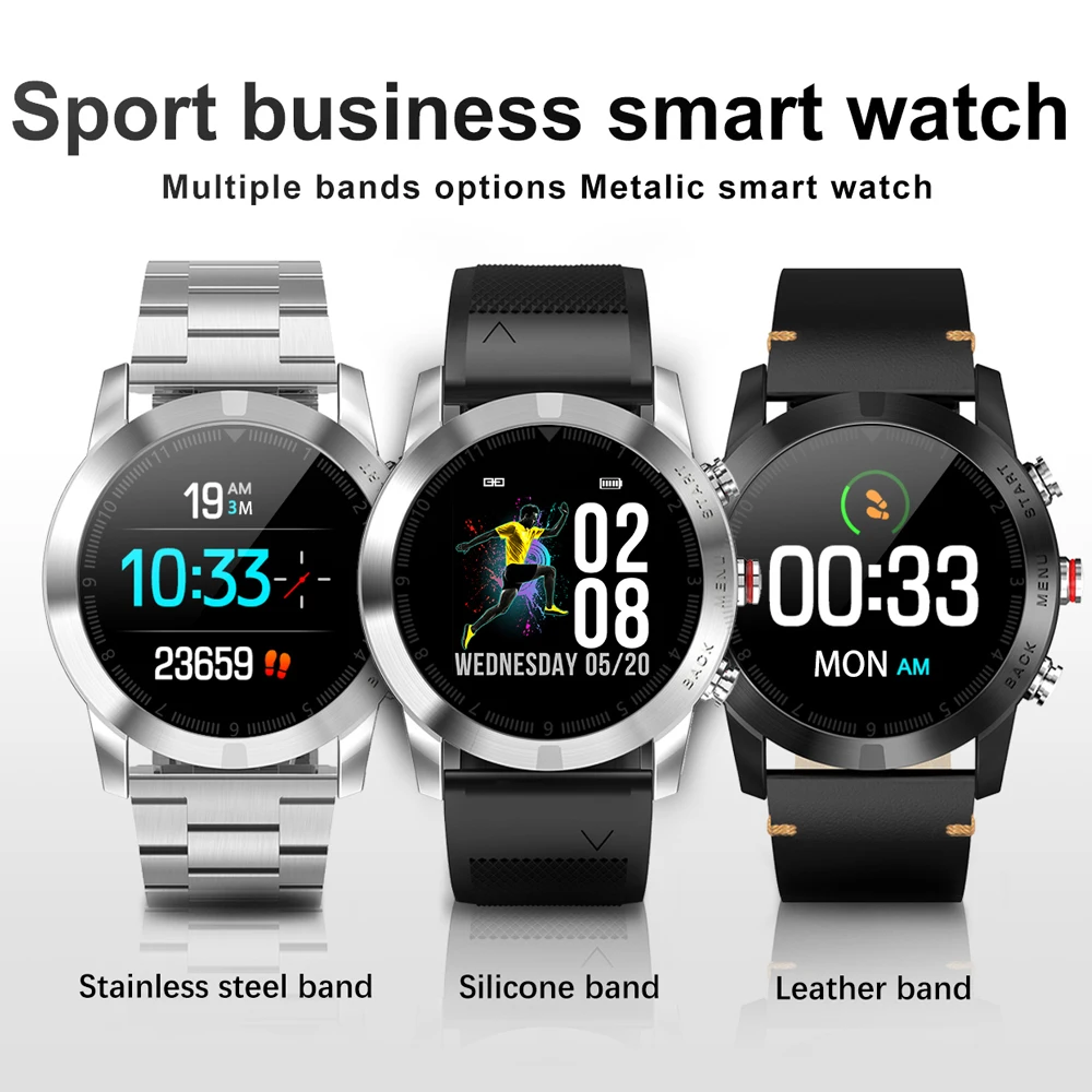 S10 Смарт-часы для мужчин сердечного ритма кровяное давление Bluetooth Smartwatch водонепроницаемый IP68 фитнес-трекер спортивный смарт-браслет
