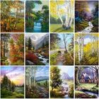 Алмазная 5D картина сделай сам с изображением дерева, полная круглая Алмазная вышивка пейзажа, наборы для вышивки крестиком, мозаика, настенное искусство, домашний декор
