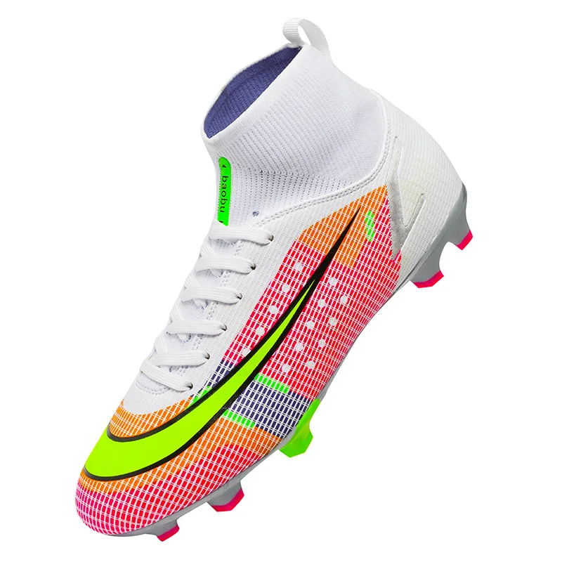 

2021 New Outdoor Men Soccer Shoes Boys Kids Football Boots TF Hard Court Sneakers AG Grass Training Sport Footwear Dropshipping
