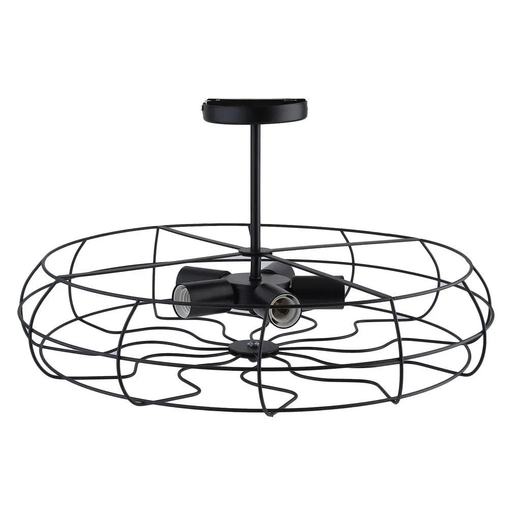 Промышленный винтажный металлический потолочный светильник в форме вентилятора