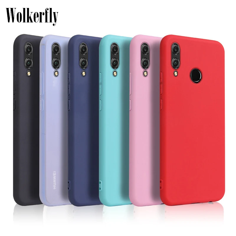 Чехол конфетного цвета для huawei mate 30 20X5G P20 P30 Pro Lite Y6 Y7 Pro Y9 P Smart Z Honor 20 10i 8x 9x Pro 9 Lite чехол Coque